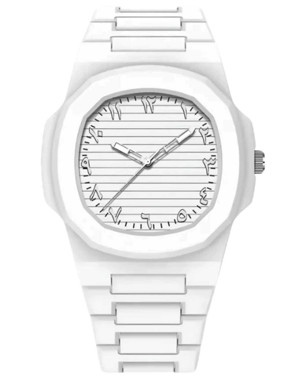 Arabic Aura Watch - White
