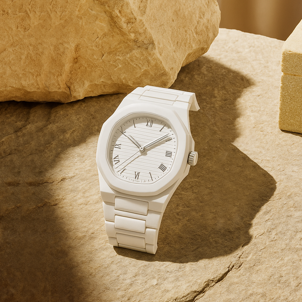 Arabic Aura Watch - White